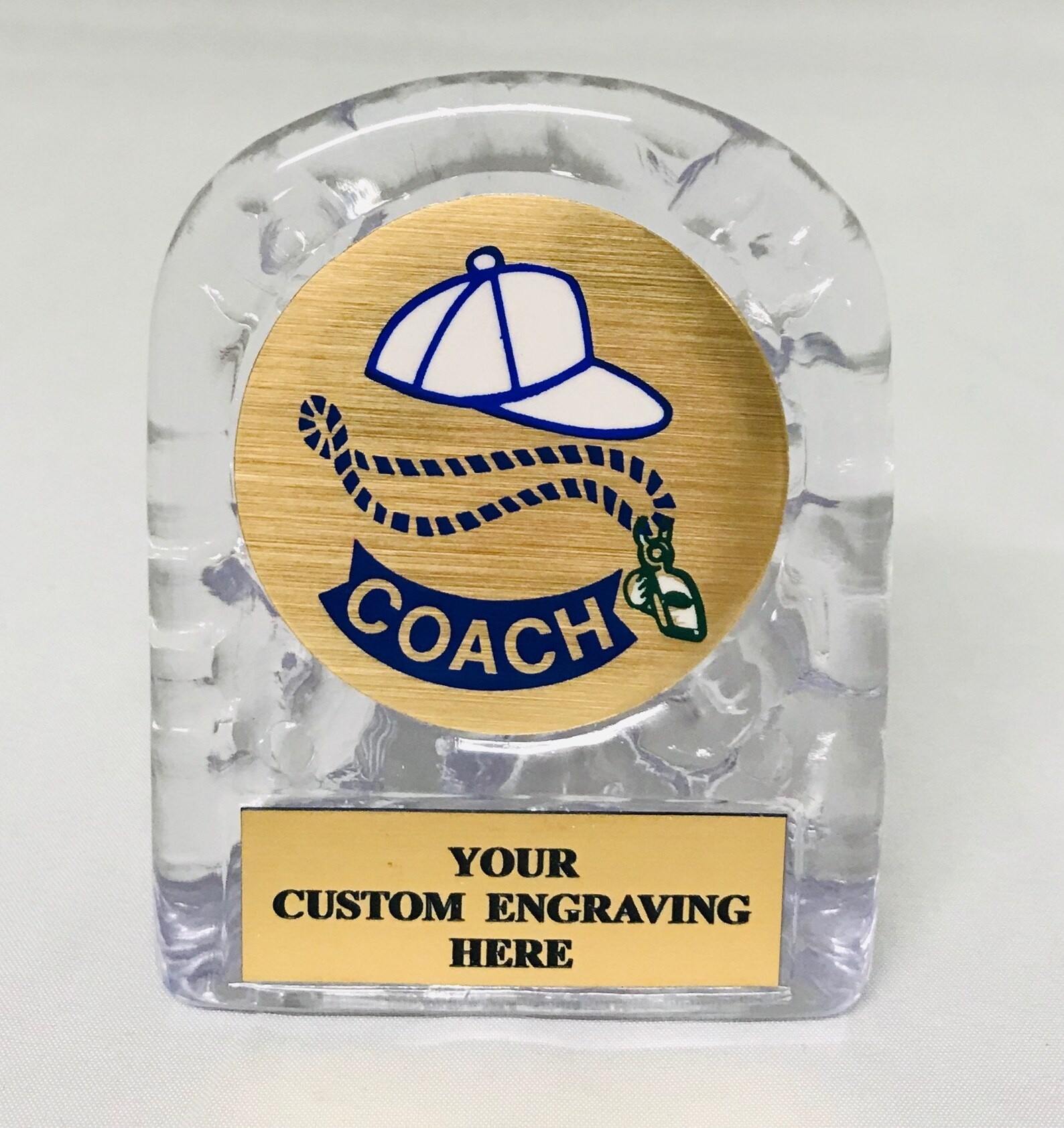 Coach award / free engraving Etsy