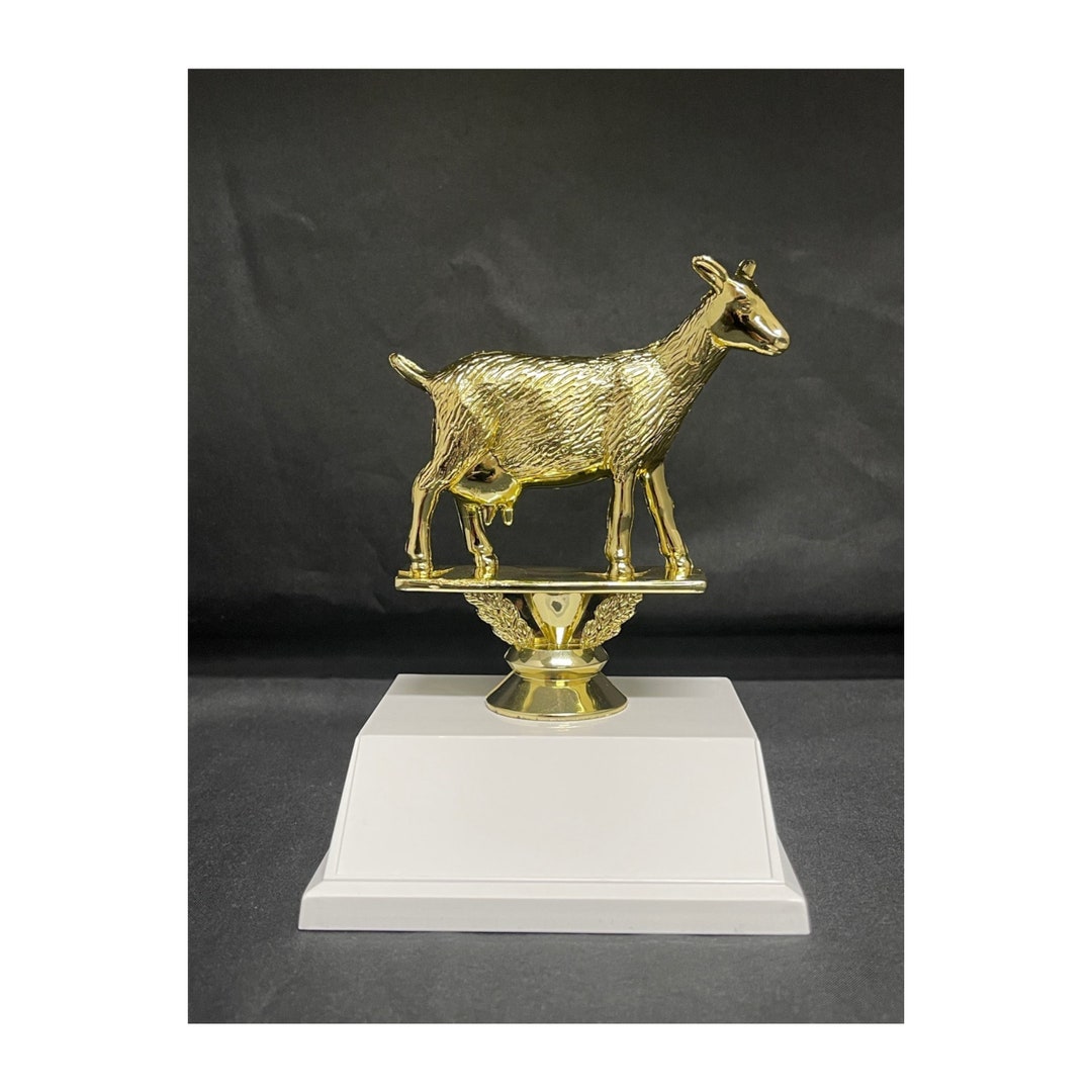 Goat Award Trophy Greatest of All Time G.O.A.T. G.O.A.T. Etsy