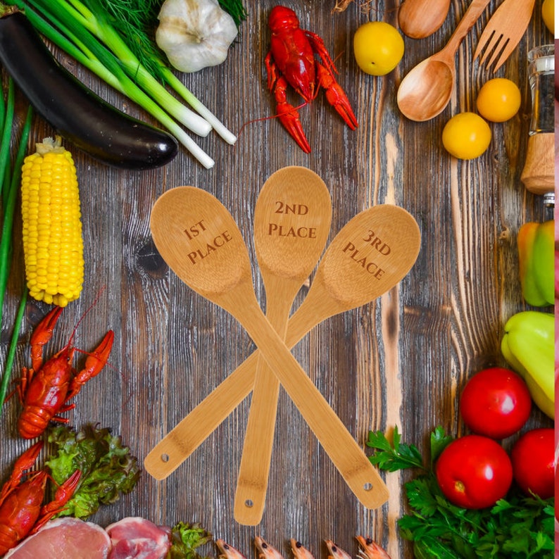 chili cook off engraved spoon