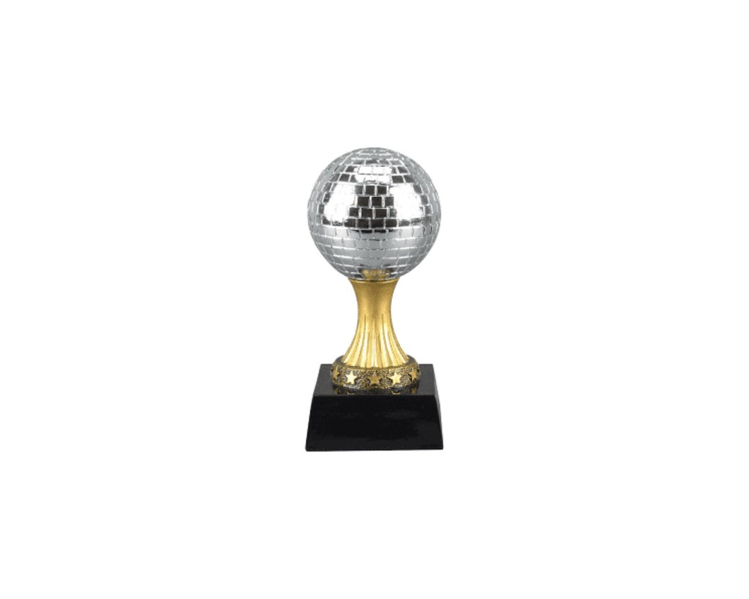 Disco Ball Trophy Mirror Ball Dancing Competition Trophy Etsy