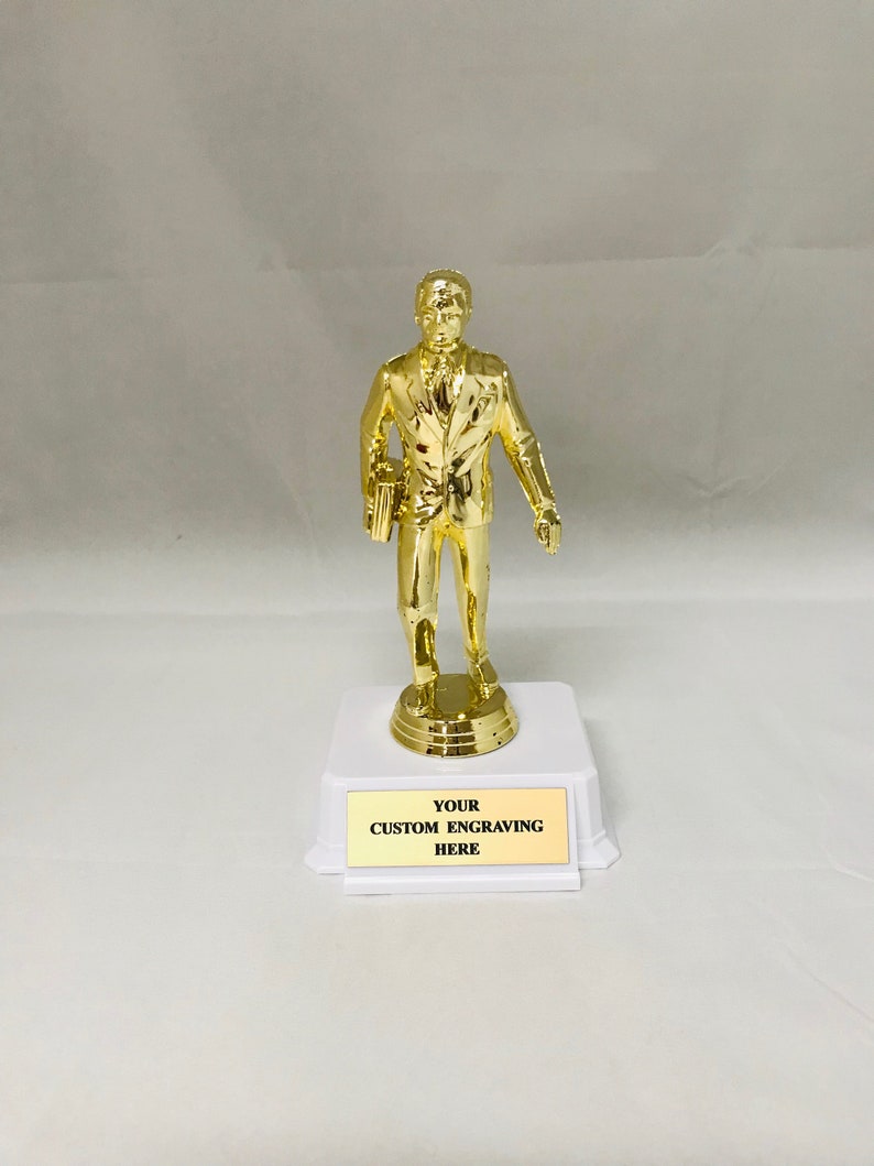 Free Engraving Salesman Trophy Promising Assistant Manager Dundie Award Trophy The Office TV Show