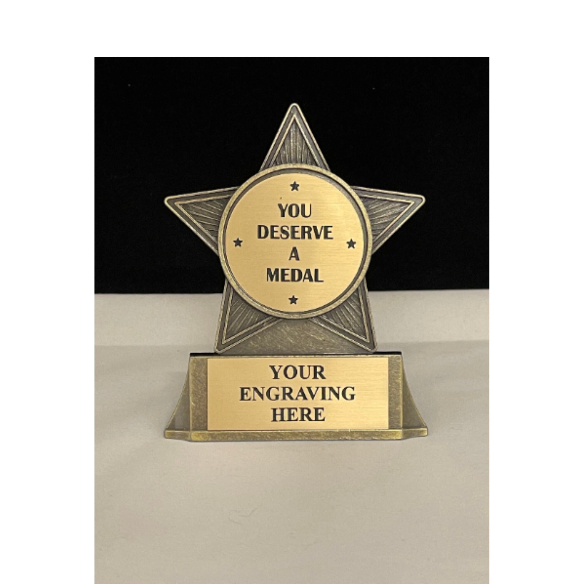 13” Large GOAT Trophy with Custom Engraving on Personalized Plate, Funny  Goat Office Award, “Greatest of All Time” Award for Champion, Mom, Dad