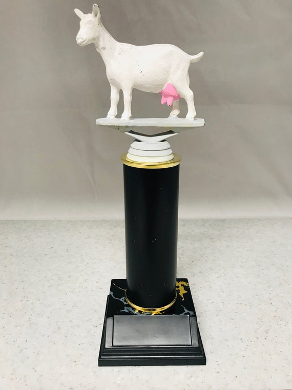 Free engraving. G.O.A.T Goat Award Trophy Greatest Of All Time