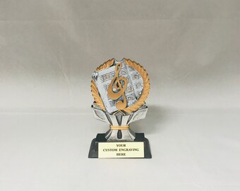 Music Karaoke Trophy Award 17.5 cm with Free Engraving up to 30 Letters RF440 