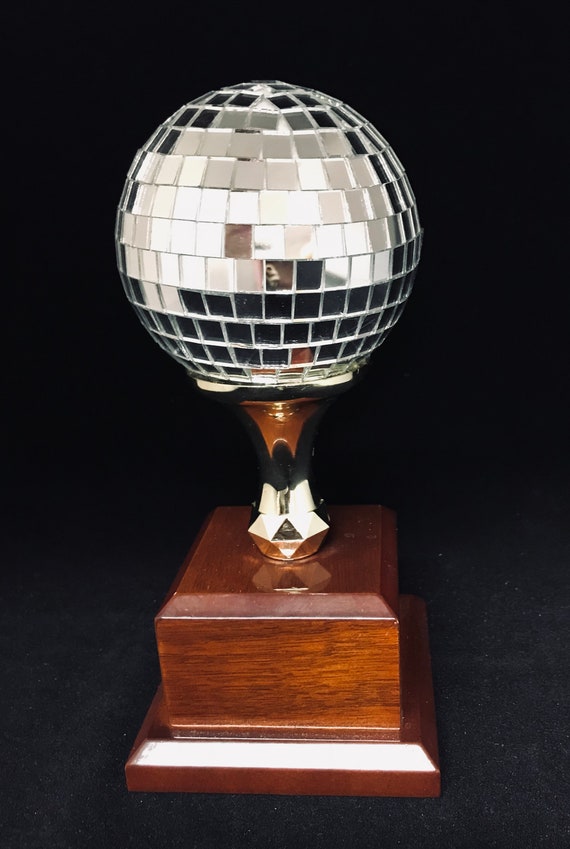 Disco Ball Trophy / Mirror Ball Dancing Competition Trophy / Etsy