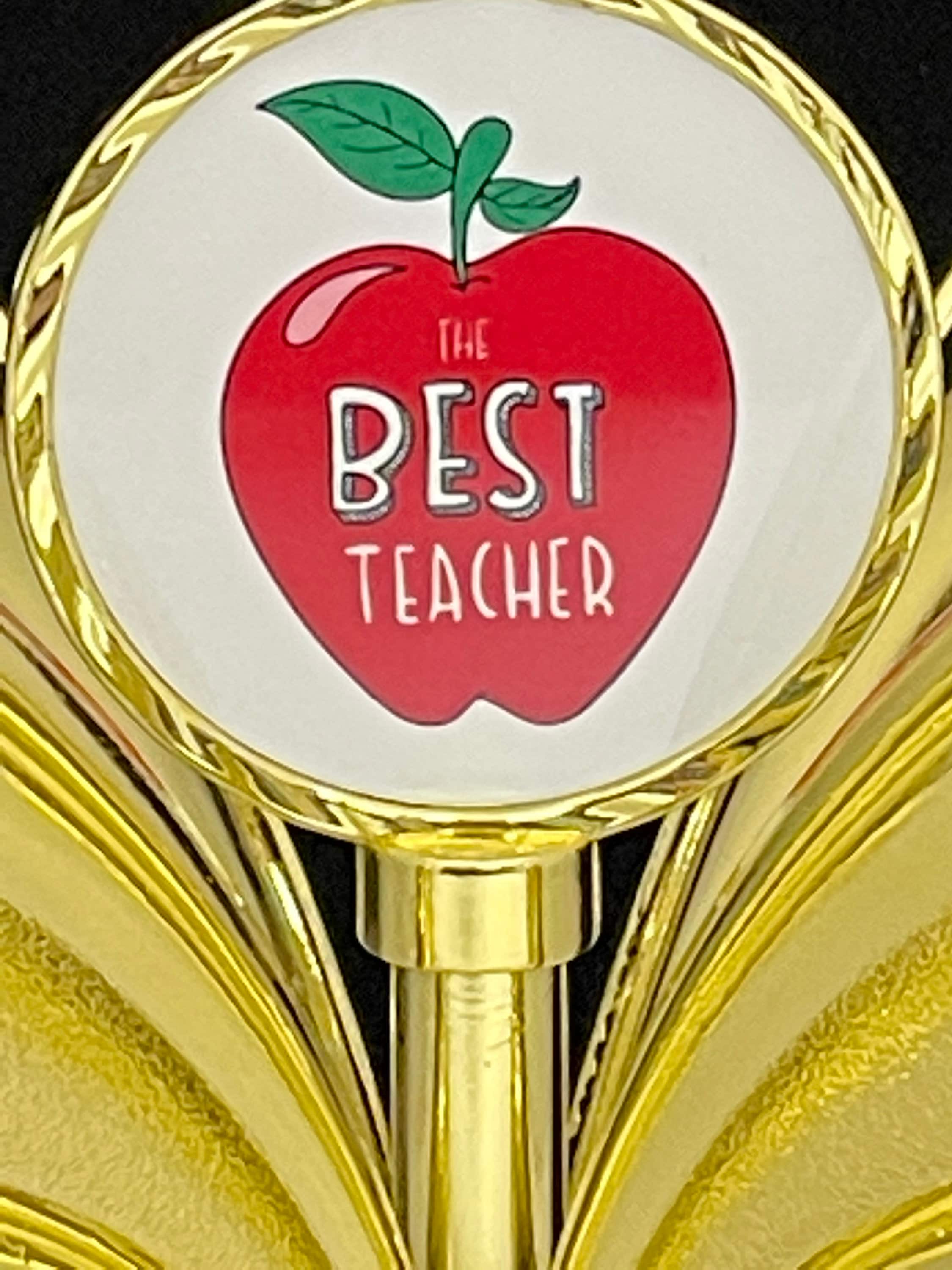 Best teacher award / Best teacher trophy / teacher trophy / Etsy