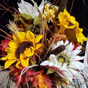 Thanksgiving Table Arrangement, Pumpkin centerpiece, Fall floral arrangement, Pumpkin decor, Fall decor, Autumn centerpiece, Give thanks image 9