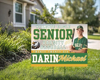 Custom Graduation Yard Sign, Senior Yard Sign 2029, College Bound Sign, Personalized Graduation Sign, High School Senior Decor (YS1002)