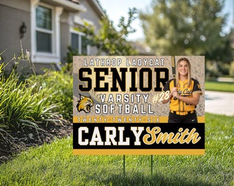 Custom Graduation Yard Sign, Senior Yard Sign 2029, College Bound Sign, Personalized Graduation Sign, High School Senior Decor (YS1002)