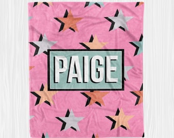 Your a Star Custom Name Blanket, Custom Baby Blanket, Custom Name throw blanket (BLANKET1021)
