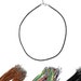 Mandala Crafts Wholesale 100 Waxed Cord Necklaces with Extension Chains and Lobster Claw Clasps, Several Colors Available