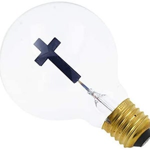 Christian Light Bulb Crucifix Bulb Jesus on The Cross Catholic | Etsy