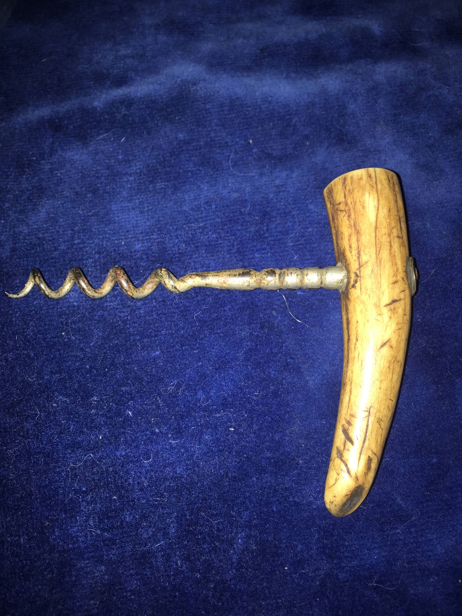 Vintage Antler/horn Handled Corkscrew Circa 1900s Etsy