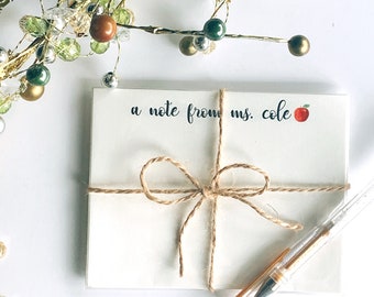 10pk Teacher Stationery Set (4.25x5.5)