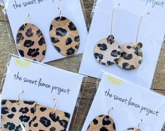 animal print earrings
