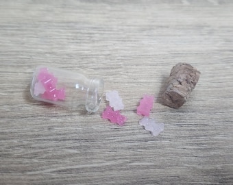 Dollhouse Miniature Jar of Valentines Gummy Bears