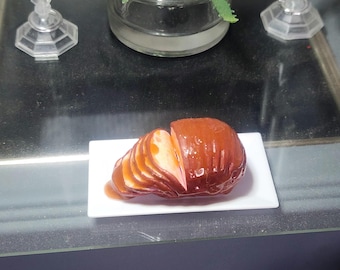 Miniature Dollhouse 1:6 Scale Honey Glazed Sliced Holiday Ham