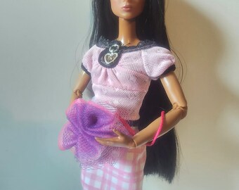 Dollhouse Miniature working colorful luffa