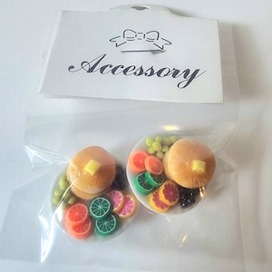 Dollhouse Miniature pancake breakfast set - Sale! 15% OFF