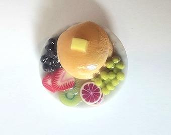 Dollhouse Miniature pancake breakfast