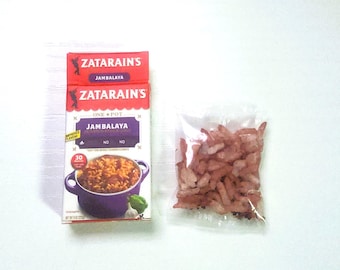 Dollhouse Miniature Box Of Zatarain's Rice