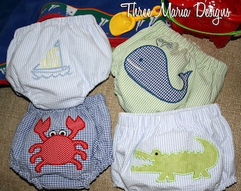 Waterproof Seersucker Swim Diaper Covers