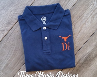 Monogrammed Embroidered Collared Shirts