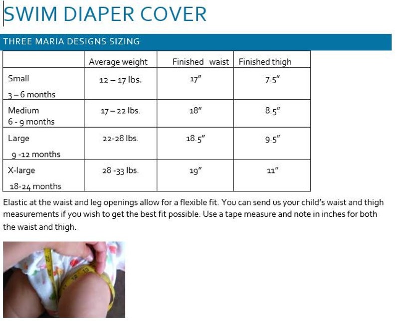 Waterproof Seersucker Swim Diaper Covers image 8