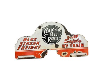 Cotton Belt Route license Plate Topper