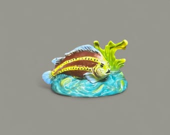 Antique Dresden Saxony Carl Thieme Fish Figurine