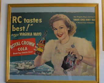 WOAH!! Virginia Mayo "Royal Crown Cola" Movie Advertisement