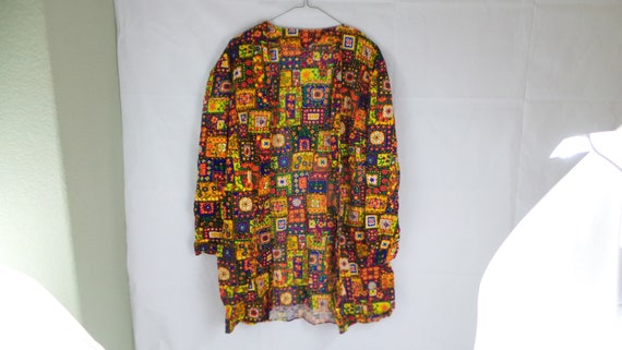 Vintage 1960s Psychadelic / Hippie / Boho Over Coa