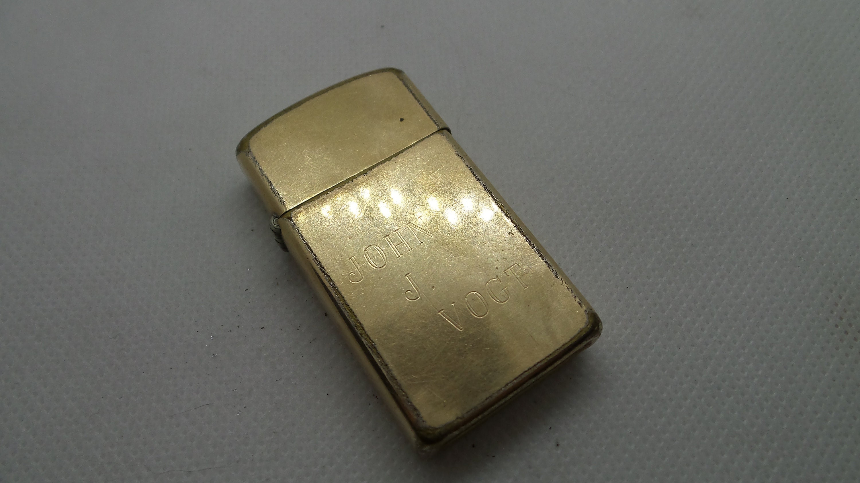 10k GF Slim Zippo - Etsy ZIPPO slim 10K G.F イタリック vintage