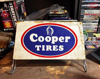 Old Cooper Tires Tire Stand nice condition