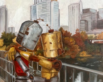 Embrace Bot Robot Painting