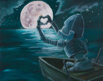 To The Moon and Back-Bot Robot Painting