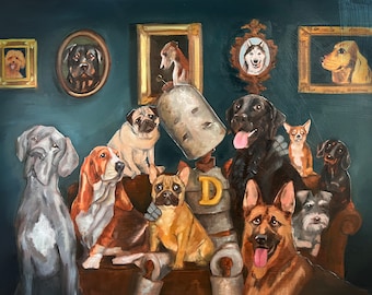 Dogs Bot Robot Painting