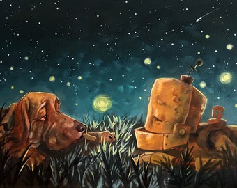 Best Friend Bot Robot Painting