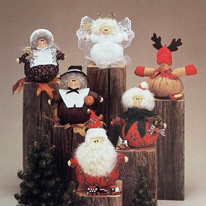 Roly Poly Santa - Etsy