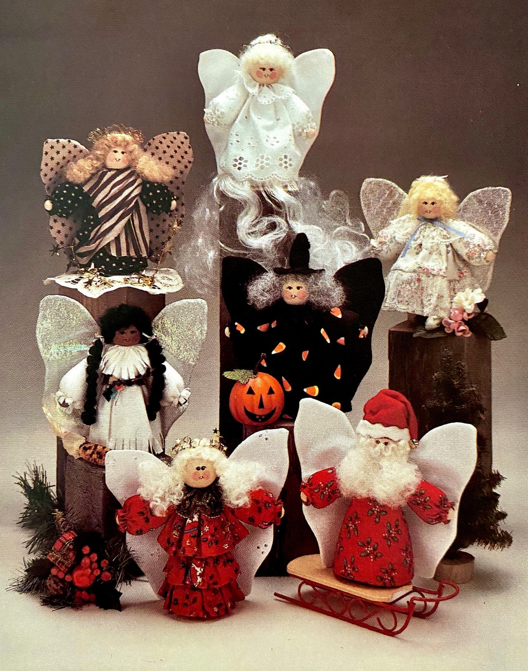 Butterfly Angel Doll Patterns: 7 Unique Designs (6-7 Inch) - Etsy