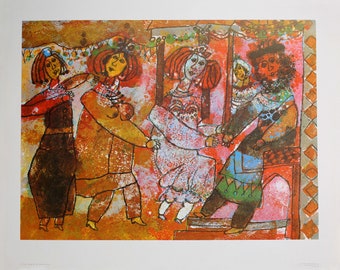 Wedding Fine Art Lithograph by artist Theo Tabassi