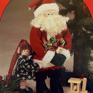 Sewing Pattern Santa and Elf - Popular - Best Seller - "Santa and Me" - All Cooped Up Designs Vintage - Nearly Sold Out