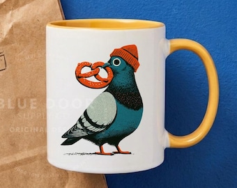 Pigeon Mug | Bird Mug | NYC Mug | New York Mug | Pigeon Gift | Animal Mug | Funny Bird Nerd Coffee Cup | 11oz Ceramic Mug