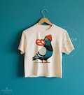 Pigeon Crop | NYC Crop Top | Bird Crop Top | Boxy Crop Tee | Comfort Color Crop | New York Crop