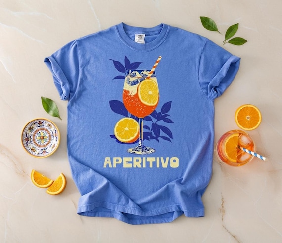 Spritz Shirt | Aperitivo Italian Summer Tee | Comfort Colors Graphic Tee | Italy Vacation Shirt | Spritz Cocktail Tee