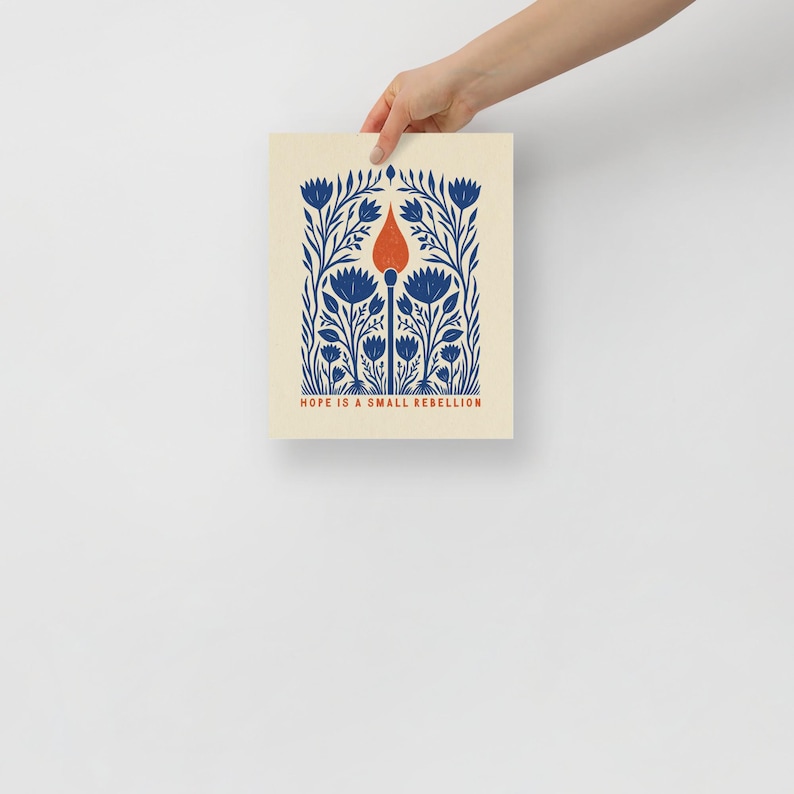 Hope Is a Small Rebellion Poster