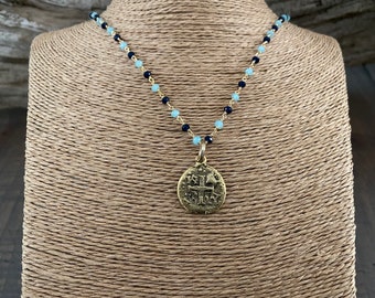 Jewels Obsession Cross Navy Pendant Made In USA Sterling Silver Cross Navy Pendant 18 Chain Jewels Obsession Cross Navy Pendant Made In USA Sterling Silver Cross Navy Pendant 18 Chain