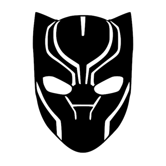 Black Panther Mask Printable Template