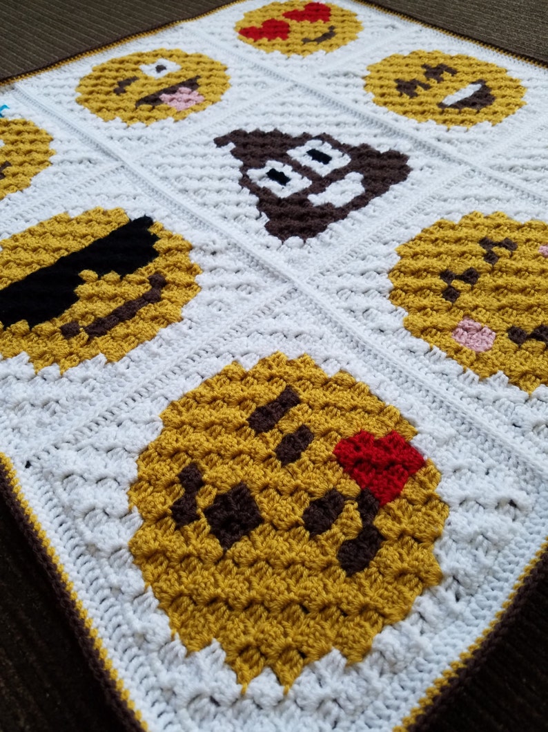 Custom emoji blanket made to order baby blanket emoji baby Etsy