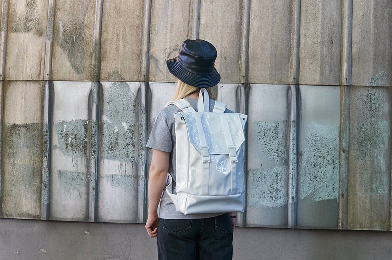 City Backpack Universal Bag Handamde Urband backpack by Inga Skripka image 2